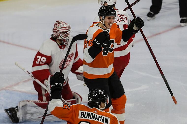 Isaac Ratcliffe (center), looks to be the rare exception of a player better suited for the NHL game than that of the AHL.