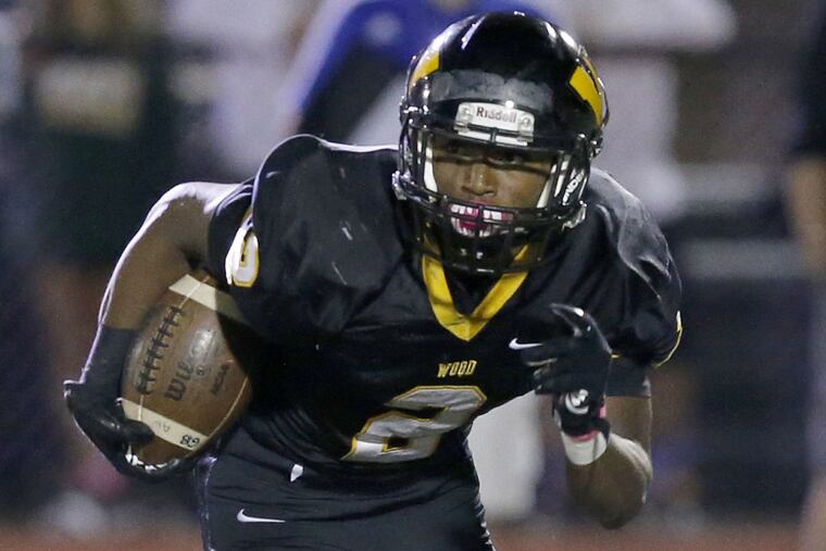 Archbishop Wood High's Raheem Blackshear. YONG KIM / Staff Photographer