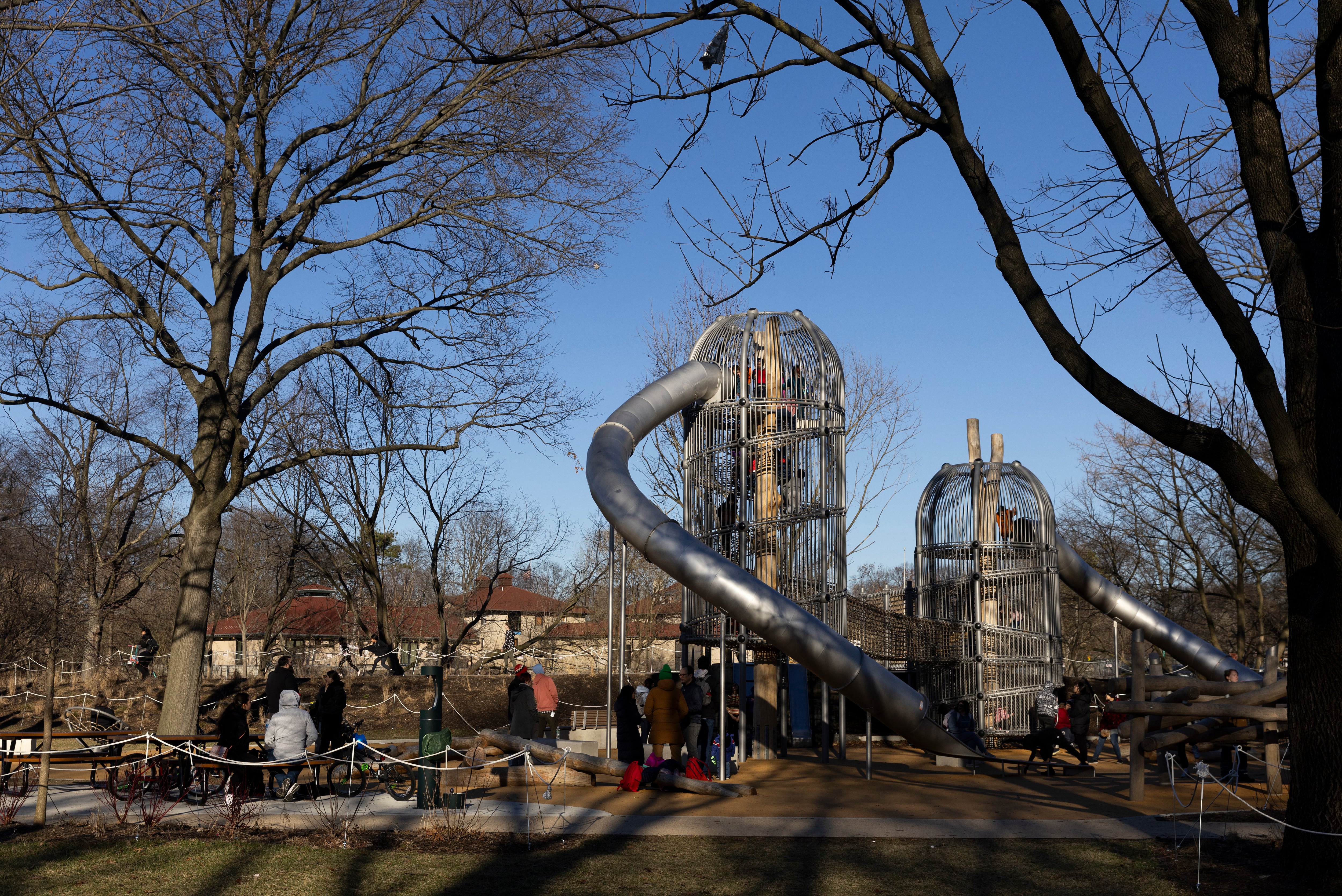 The massive slide at FDR Park didn’t meet safety standards, keeping the playground closed for months
