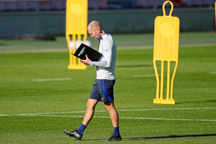 U.S. men's soccer team Gregg Berhalter has plenty to think about as the World Cup nears.