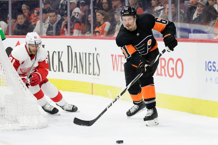 Flyers' defenseman Justin Braun's game plan for tonight's contest against the L.A. Kings is pretty simple: "Pucks in, pucks out," he said.