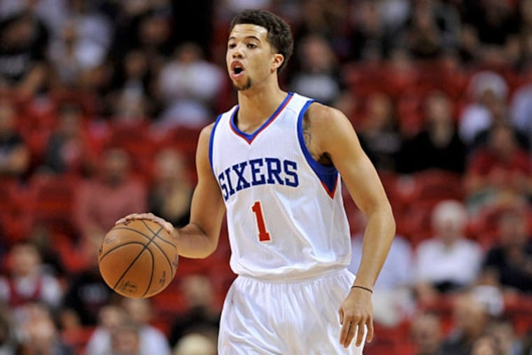 Philadelphia 76ers guard Michael Carter-Williams. (Steve Mitchell/USA TODAY Sports)