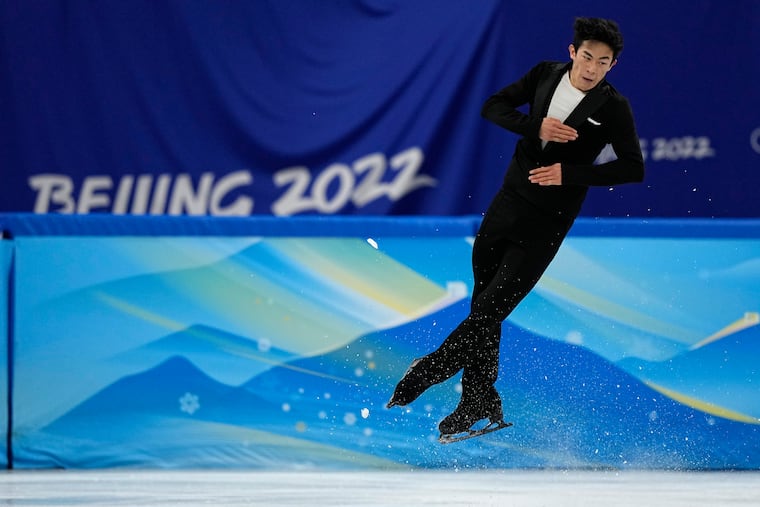 Nathan Chen set a points world record in the Olympics men's figure skating short program this week.
