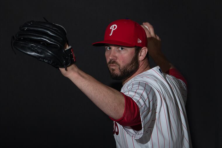 Tommy Hunter, photographed during spring training in Clearwater, Fla.