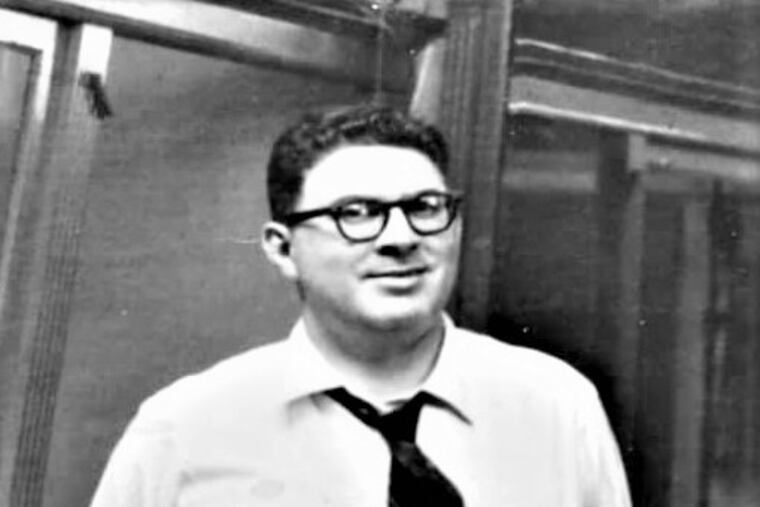 Marshall Littman in 1955 at his business on Jewelers Row.