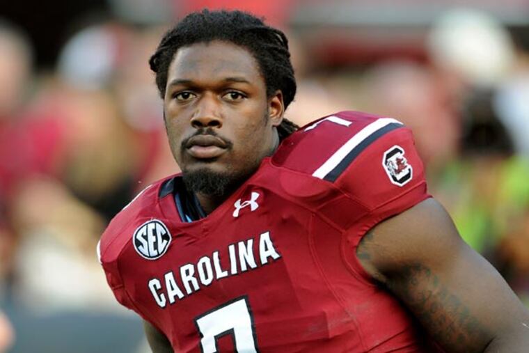 South Carolina defensive end Jadeveon Clowney. (Stephen Morton/AP)