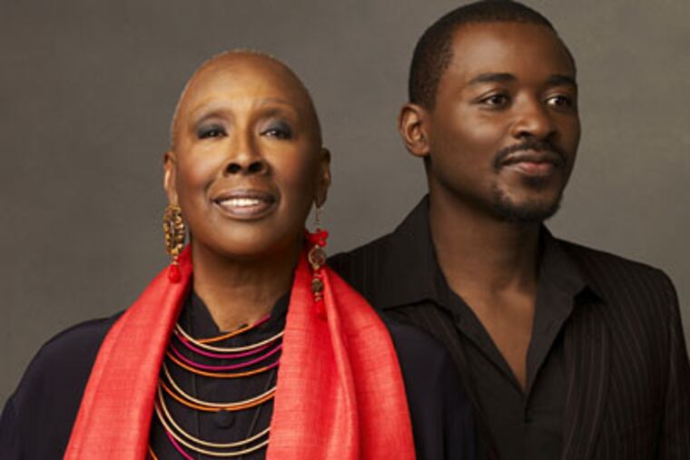Judith Jamison with Robert Battle, her successor as artistic director of the Alvin Ailey American Dance Theater. "He treasures teh legacy. ... But he's also a brilliant choreographer."