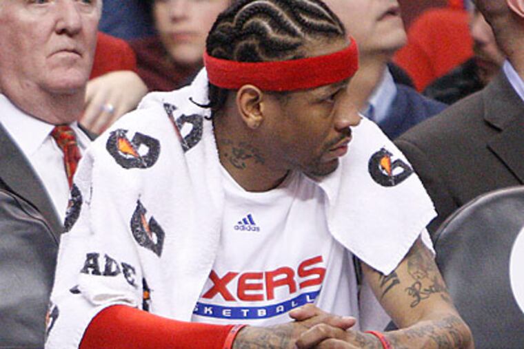 Allen Iverson has been away from the 76ers since Feburary 20. (Ron Cortes/Staff file photo)