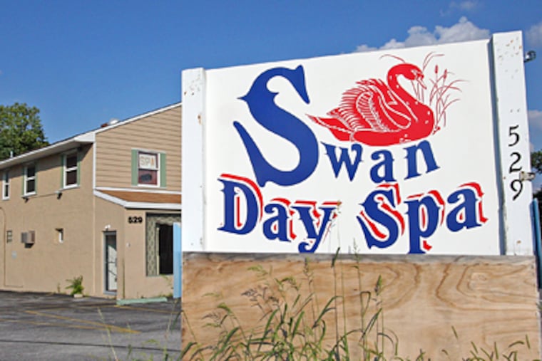Authorities say women at Swan Day Spa thought they were hired as masseuses. (Steven M. Falk / Daily News)