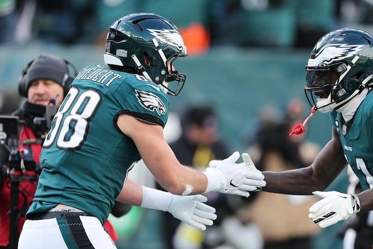 Dallas Goedert, A.J. Brown and the Eagles have suffered their share of frustrations in 2025, but there's also been plenty of joy.