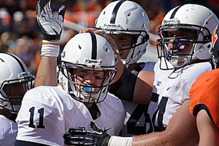 Penn State defeated Illinois 35-7 at Memorial Stadium Saturday. (Seth Perlman/AP)