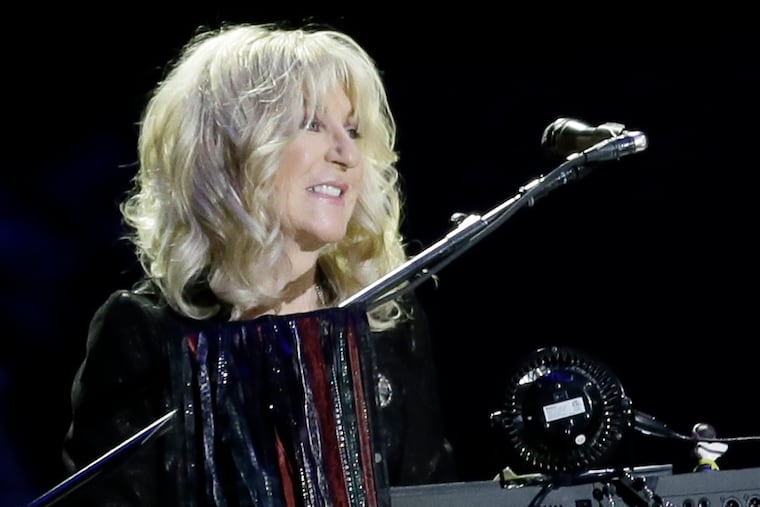 Christine McVie of Fleetwood Mac performs at Boardwalk Hall in Atlantic City in 2019.