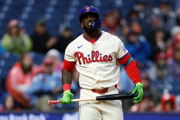 Phillies right fielder Adolis García is headed to the injured list with a a torn latissimus dorsi muscle near his right shoulder.