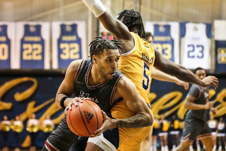 St. Joseph's guard Lynn Greer III last season against La Salle.