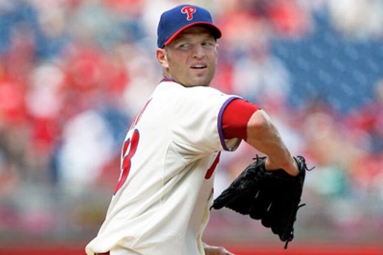 J.A. Happ pitched 5 innings and allowed 3 earned run in his first start coming off the DL. (David Maialetti / Staff Photographer)