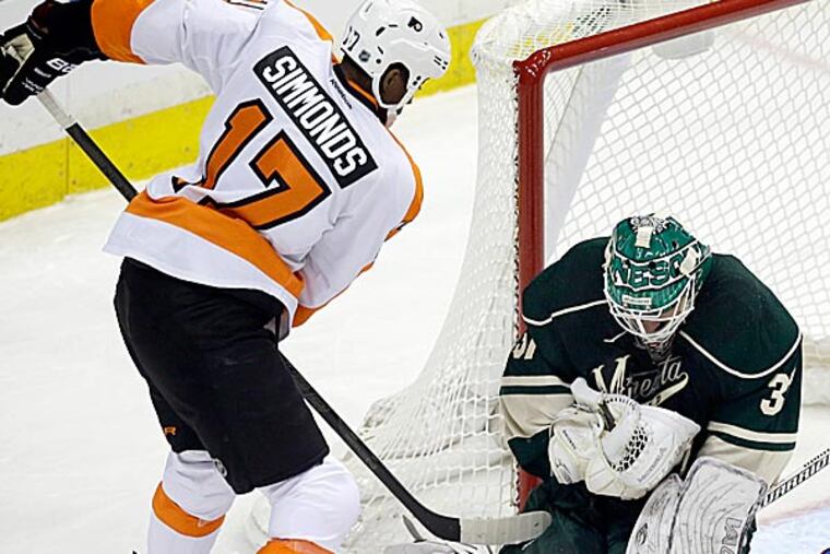 The Flyers' Wayne Simmonds. (Jim Mone/AP)