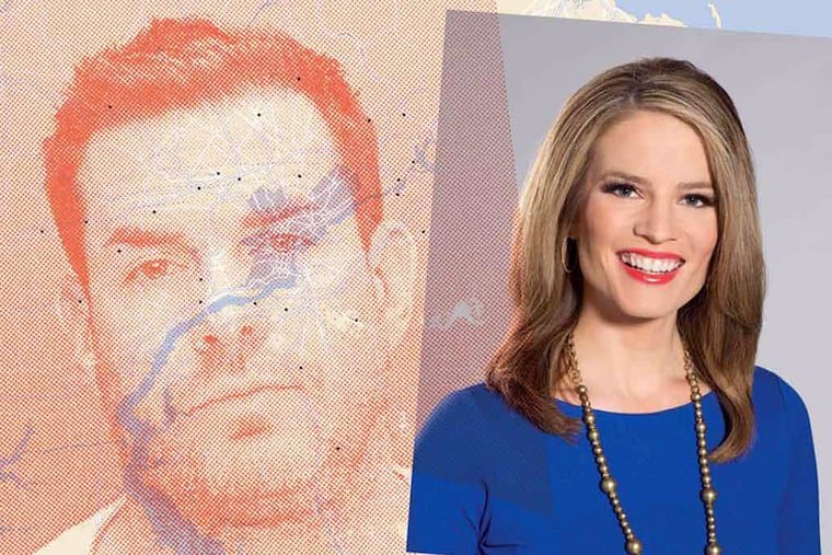 John Hart is going to trial for allegedly stalking CBS3 anchor Erika von Tiehl. She's one of many alleged victims. (Photo illustration)