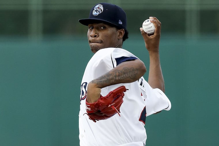 Lakewood BlueClaws pitcher Sixto Sanchez is the Phillies’ top-rated pitching prospect and No. 47 overall in the minor leagues according to Baseball America.