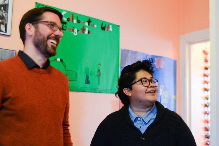 Director Peter Pedemonti and Accompaniment Coordinator Jazmín Delgado, pictured last year. Delgado was among three workers who say they were fired after demanding Pedemonti’s ouster.