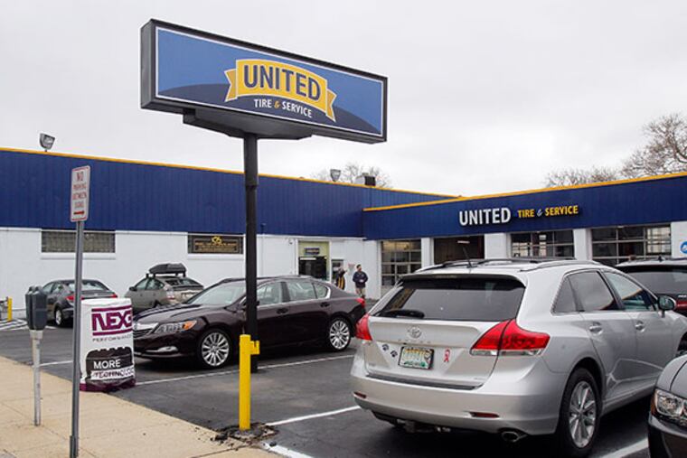 United Tire & Service on Lancaster Ave. in Ardmore, PA. ( AKIRA SUWA / Staff Photographer )