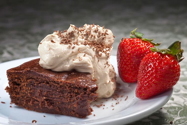 Chocolate Irish coffee cake prepared by Anna Herman. ( DAVID M WARREN / Staff Photographer )