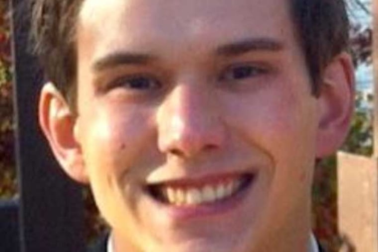 Tom Hartford, a University of Pennsylvania student who recently died from injuries sustained during an on-campus fall on January 10.