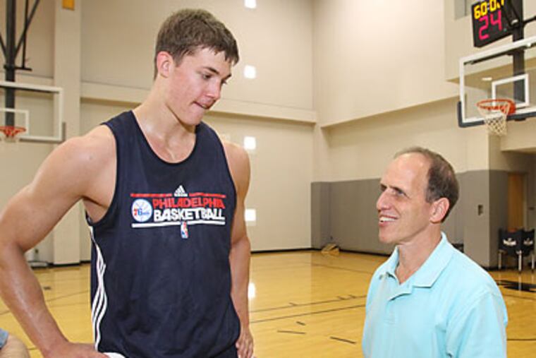 Joel Fish's job is to make sure that potential 76ers draft picks can succeed both on and off the court. (Charles Fox/Staff Photographer)