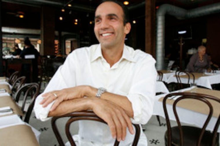 Cary Neff presides over his latest restaurant venture, Coquette, in Queen Village. The mood is generally French, with hints of Portugal, where Carla Gilbert, of the husband-and-wife chef team, grew up. She bakes the robust sardine dish below.