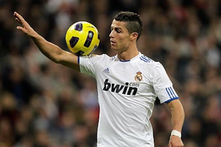 Cristiano Ronaldo and Real Madrid could be coming to Philadelphia this summer. (AP file photo)