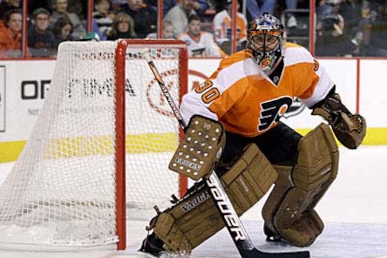 The Flyers signed goaltender Ilya Bryzgalov to a nine-year, $51 million deal. (Matt Slocum/AP)