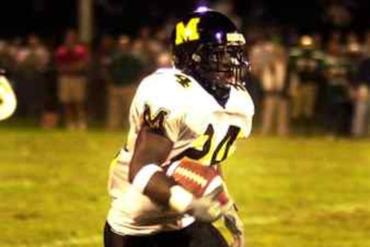 Albert Young in 2002 at Moorestown. He was the offensive player of the year that season, as he had been in 2000.