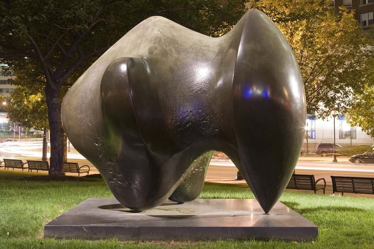 Henry Moore's "Three-Way Piece."