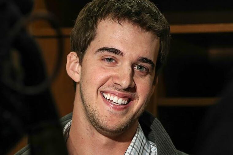 Aaron Nola. (Steven M. Falk/Staff Photographer)