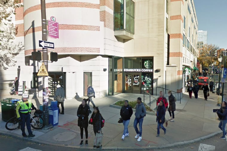 The Starbucks on 34th and Walnut St., where the incident occurred.