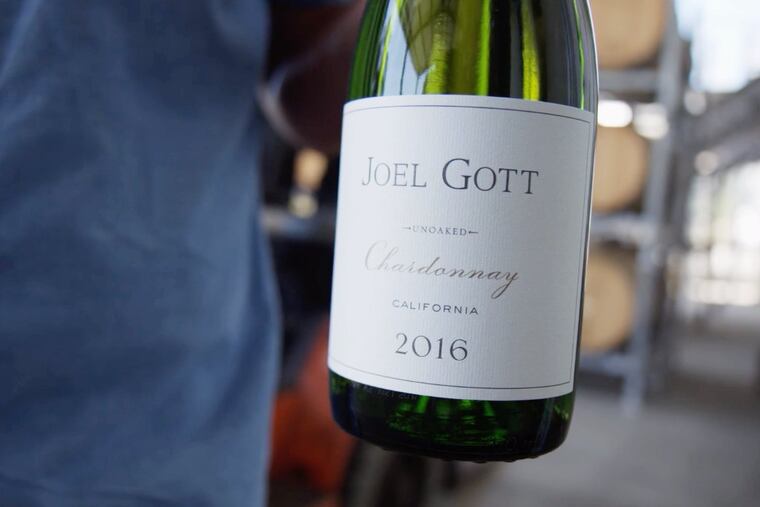 Joel Gott Unoaked Chardonnay.
