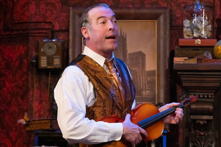"Sherlock Holmes - The Adventure of the Speckled Band" at Walnut Street Theatre, with Ian Merrill Peakes.