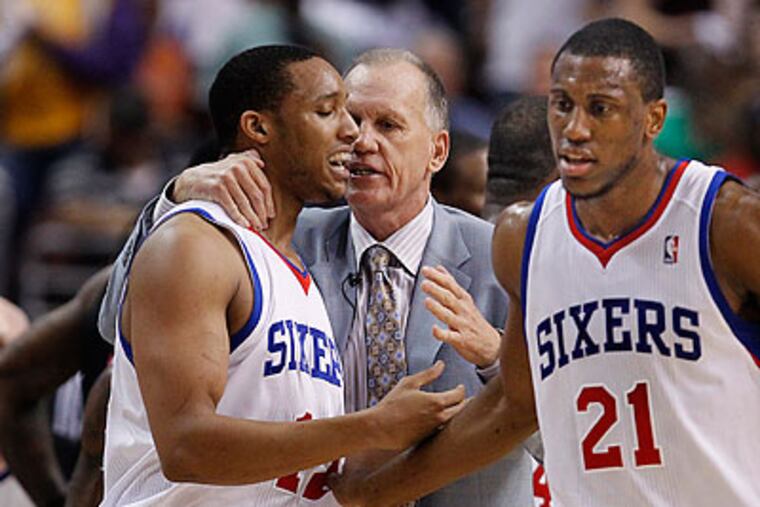 The 76ers' win over the Heat validated what Doug Collins has been telling his players. (Ron Cortes/Staff Photographer)