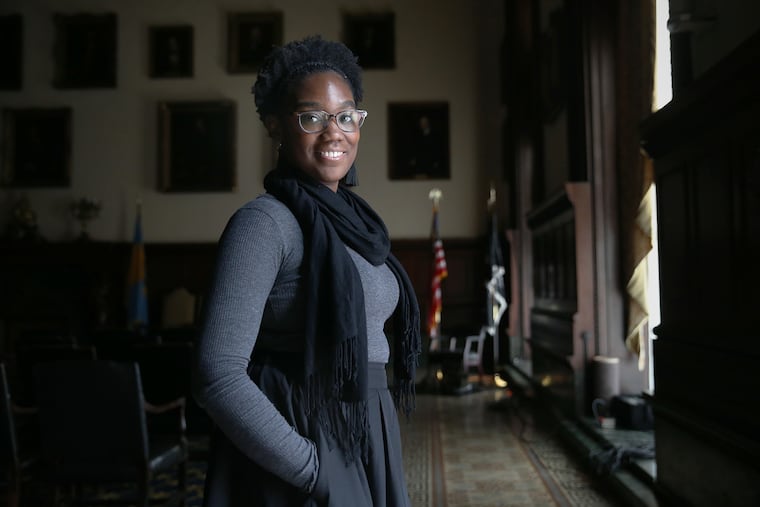 Chamarra McCrorey responds to emails and letters sent to the Mayor Jim Kenney's office.