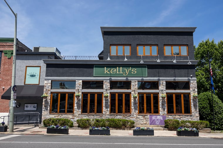 The outside of Kelly's Taproom in Bryn Mawr, Pa.