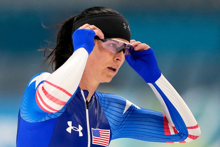Brittany Bowe will be in the spotlight Monday in the women's 1,000-meter speedskating competition.