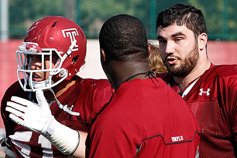 Temple defensive lineman Matt Ioannidis (right). (Michael S. Wirtz/Staff Photographer)