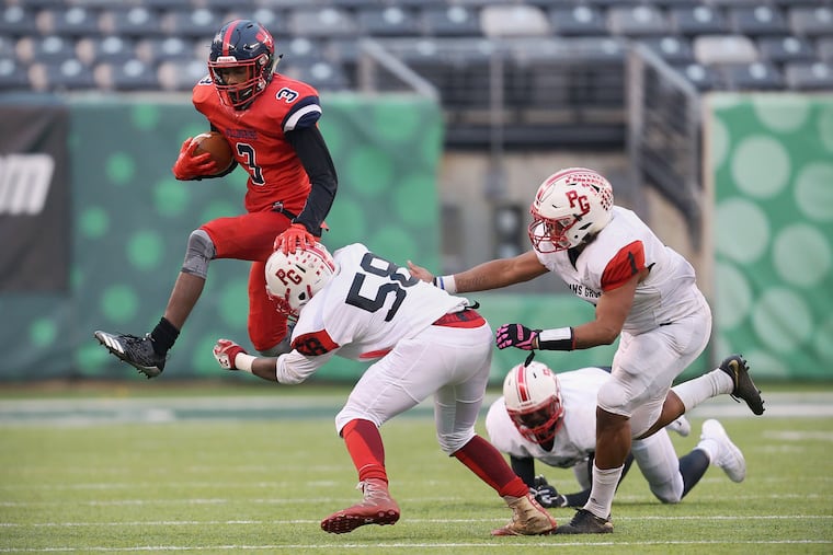 Willingboro's Chris Long (3), shown here in last year's loss in the South/Central Group 1 Bowl Game vs. Penns Grove, helped the Chimeras turned the tables in the Red Devils in this year's regional title game.
