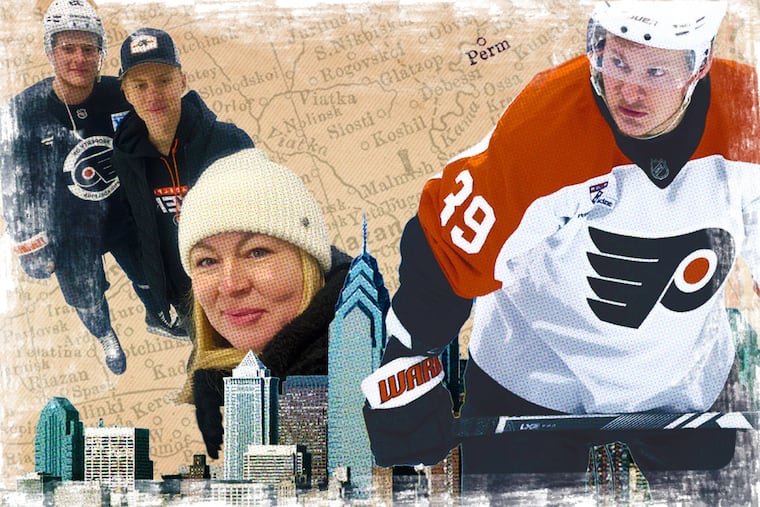 Matvei Michkov and his family moved from Russia to the Philly area in 2024.