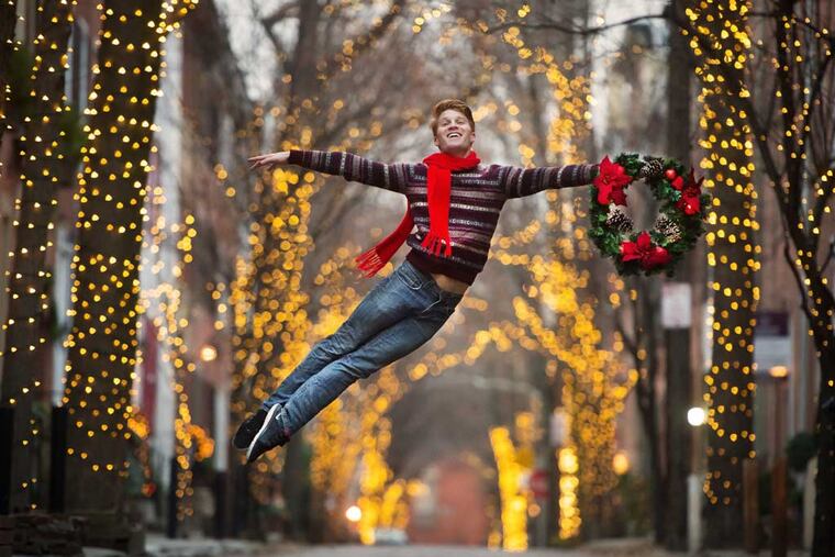The Pennsylvania Ballet's Alexander Peters on Addison Street. (JORDAN MATTER)