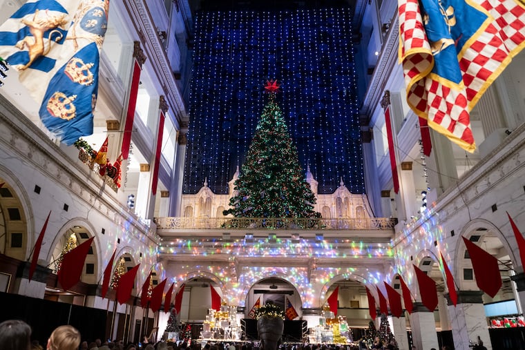 Opera Philadelphia hosts "Home for the Holidays," part of its Pipe Up! series at the Wanamaker Building’s Grand Court on Tuesday, Dec. 2, 2025.