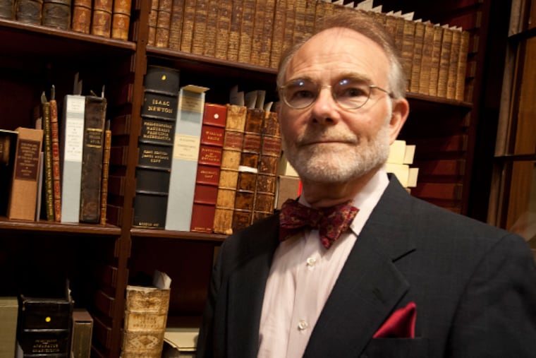 John Van Horne, head of the Library Company of Philadelphia for 30 years, is stepping down. (RON TARVER/Staff Photographer)