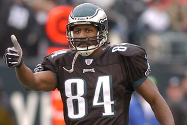 The Eagles don't get a thumbs-up for picking Freddie Mitchell in the first round in 2001.