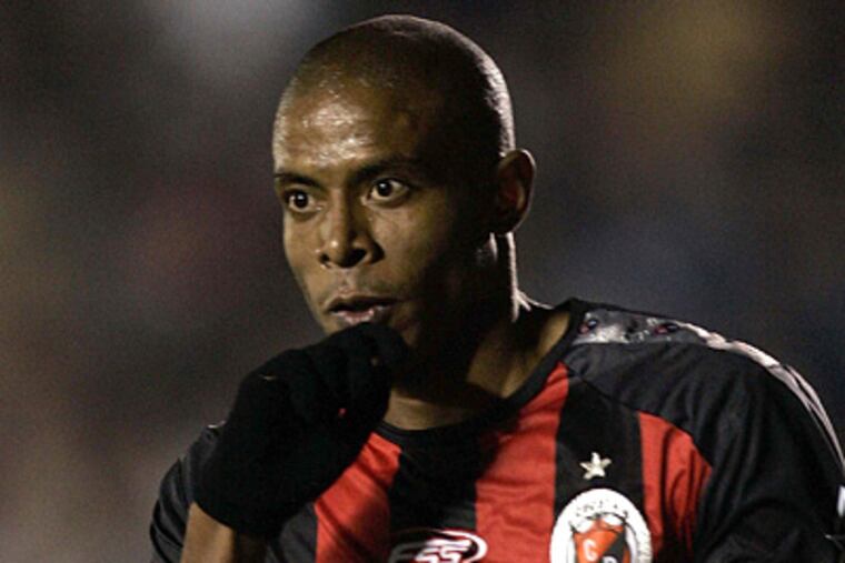 Colombia's Lionard Pajoy is the newest member of the Philadelphia Union. (AP File Photo)