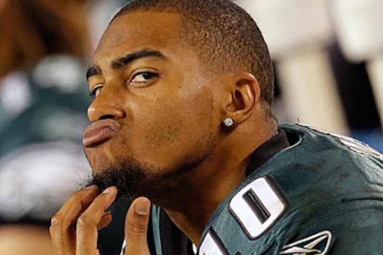 "As a player, I've just kind of got to live with it," DeSean Jackson said about the decision to bench him. (Ron Cortes/Staff Photographer)