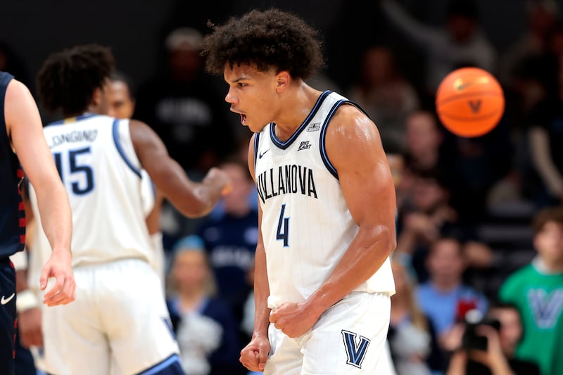 Tyler Perkins Villanova defeats Penn in Big 5 game, 93-49